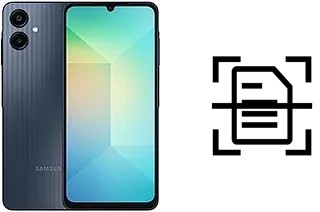 Digitalize documentos em um Samsung Galaxy A06