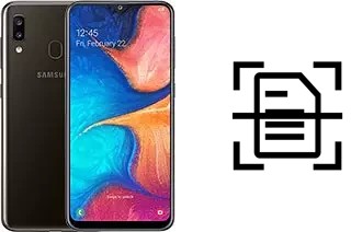 Digitalize documentos em um Samsung Galaxy A20