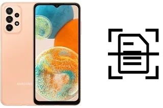 Digitalize documentos em um Samsung Galaxy A23 5G