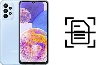 Digitalize documentos em um Samsung Galaxy A23