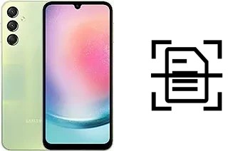 Digitalize documentos em um Samsung Galaxy A24 4G