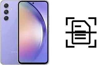 Digitalize documentos em um Samsung Galaxy A54