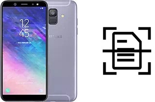 Digitalize documentos em um Samsung Galaxy A6 (2018)