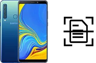 Digitalize documentos em um Samsung Galaxy A9 (2018)