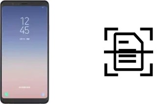 Digitalize documentos em um Samsung Galaxy A9 Star