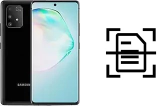 Digitalize documentos em um Samsung Galaxy A91