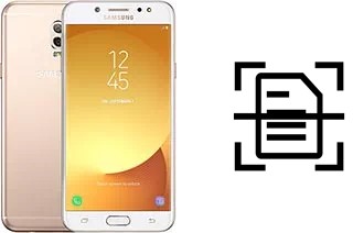 Digitalize documentos em um Samsung Galaxy C7 (2017)