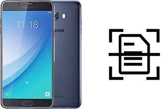 Digitalize documentos em um Samsung Galaxy C7 Pro