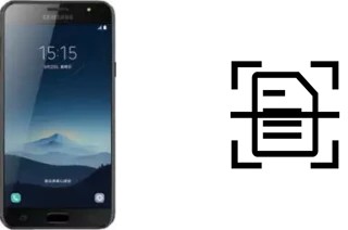 Digitalize documentos em um Samsung Galaxy C8