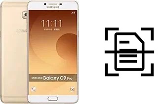 Digitalize documentos em um Samsung Galaxy C9 Pro