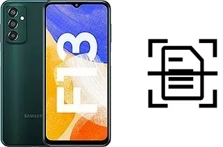 Digitalize documentos em um Samsung Galaxy F13