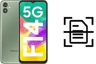 Digitalize documentos em um Samsung Galaxy F14