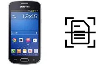 Digitalize documentos em um Samsung Galaxy Fresh S7390