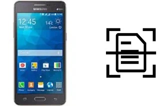 Digitalize documentos em um Samsung Galaxy Grand Prime Duos TV