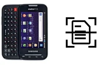 Digitalize documentos em um Samsung R910 Galaxy Indulge