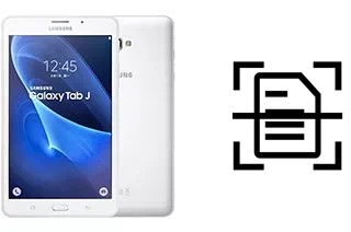 Digitalize documentos em um Samsung Galaxy Tab J