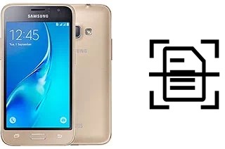 Digitalize documentos em um Samsung Galaxy J1 (2016)