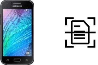 Digitalize documentos em um Samsung Galaxy J1 mini