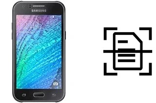 Digitalize documentos em um Samsung Galaxy J1 4G