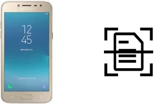 Digitalize documentos em um Samsung Galaxy J2 (2018)