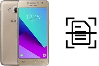 Digitalize documentos em um Samsung Galaxy Grand Prime Plus