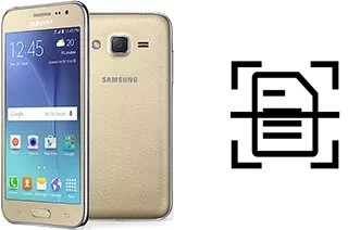 Digitalize documentos em um Samsung Galaxy J2