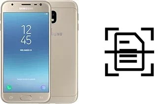 Digitalize documentos em um Samsung Galaxy J3 (2017)