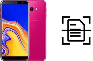 Digitalize documentos em um Samsung Galaxy J4+