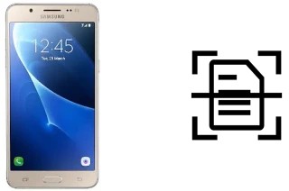 Digitalize documentos em um Samsung Galaxy J5 Metal