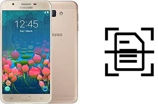 Digitalize documentos em um Samsung Galaxy J5 Prime