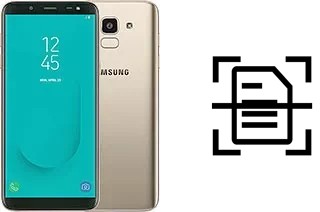 Digitalize documentos em um Samsung Galaxy J6