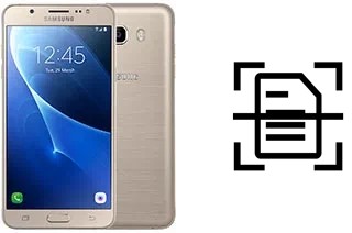 Digitalize documentos em um Samsung Galaxy On8