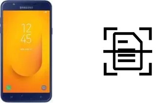 Digitalize documentos em um Samsung Galaxy J7 Duo (2018)