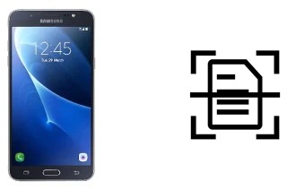 Digitalize documentos em um Samsung Galaxy J7 Metal