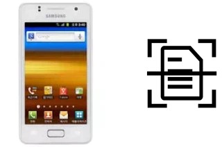 Digitalize documentos em um Samsung Galaxy M Style M340S