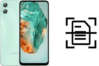 Digitalize documentos em um Samsung Galaxy M05