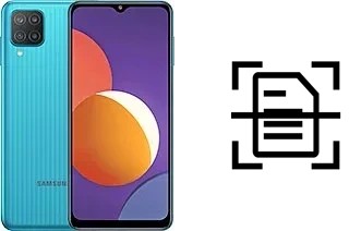 Digitalize documentos em um Samsung Galaxy M12