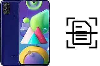 Digitalize documentos em um Samsung Galaxy M21