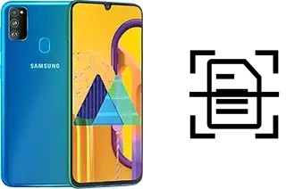 Digitalize documentos em um Samsung Galaxy M30s