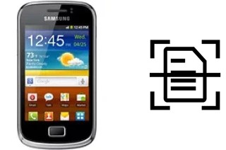 Digitalize documentos em um Samsung Galaxy mini 2 S6500