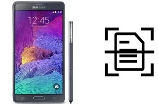 Digitalize documentos em um Samsung Galaxy Note 4