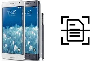 Digitalize documentos em um Samsung Galaxy Note Edge