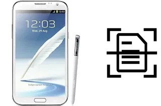 Digitalize documentos em um Samsung Galaxy Note II N7100