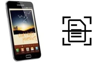 Digitalize documentos em um Samsung Galaxy Note N7000