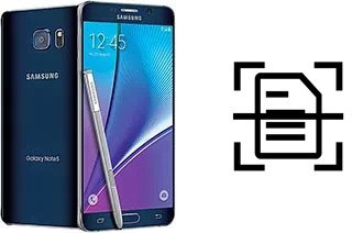 Digitalize documentos em um Samsung Galaxy Note5