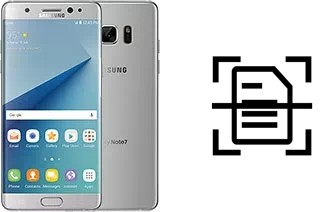 Digitalize documentos em um Samsung Galaxy Note7 (USA)