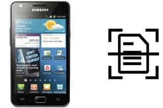 Digitalize documentos em um Samsung Galaxy S II 4G I9100M