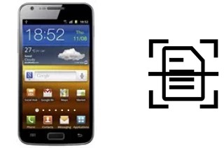 Digitalize documentos em um Samsung Galaxy S II LTE I9210