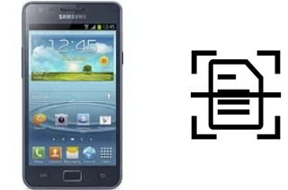 Digitalize documentos em um Samsung I9105 Galaxy S II Plus