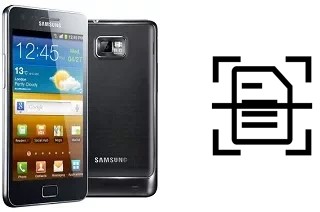 Digitalize documentos em um Samsung I9100 Galaxy S II